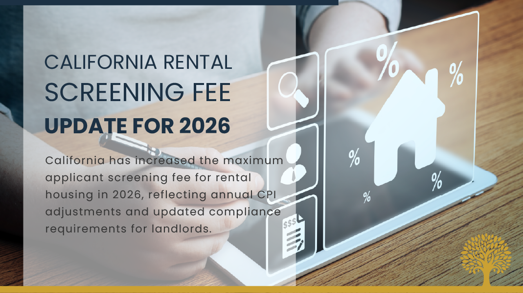 Maximum Applicant Screening Fee Increase for California Rentals in 2026